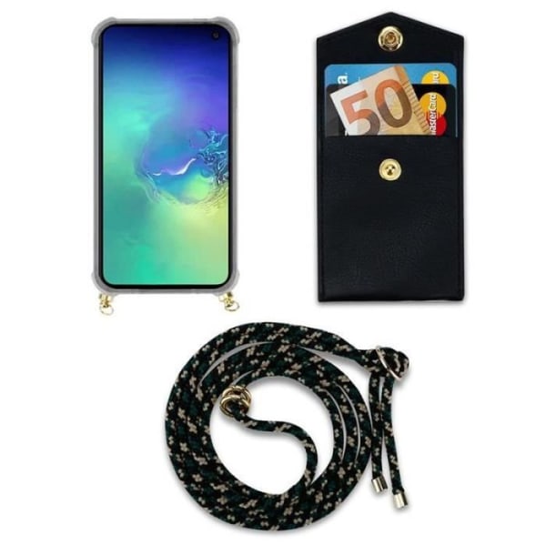 Cadorabo Mobiltelefonkedja till Samsung Galaxy S10e skal - i Beige' TPU Gold