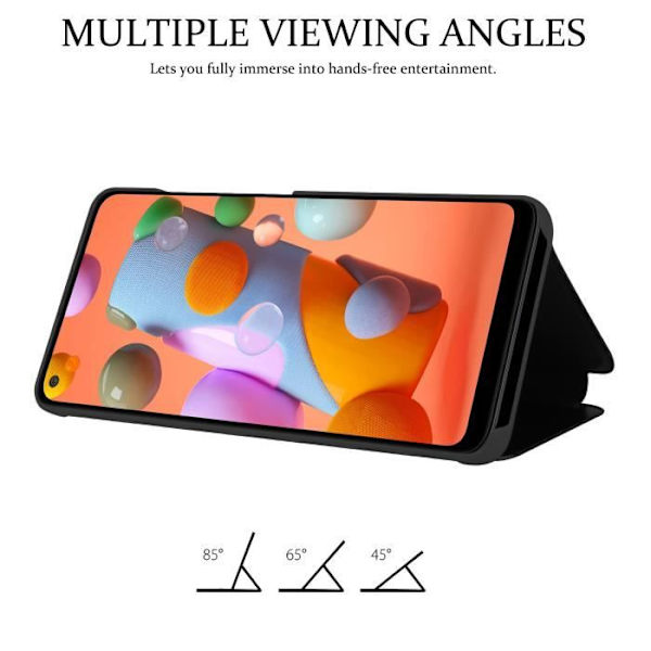 Coque - CADORABO - Samsung Galaxy A11 / M11 - Design Clear View - Skydd 360° - Svart Svart