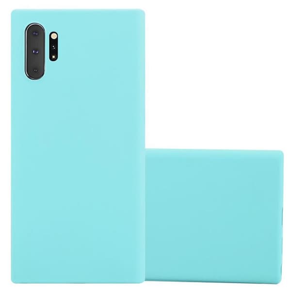 Skyddsfodral för Samsung Galaxy NOTE 10 PLUS CANDY BLÅ Stötsäker Silikon Blå