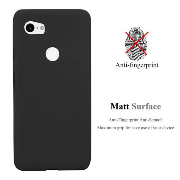 Coque - CADORABO - Google PIXEL 2 XL - Silikon TPU - Stötskydd - Tunt och lätt design Frost Svart