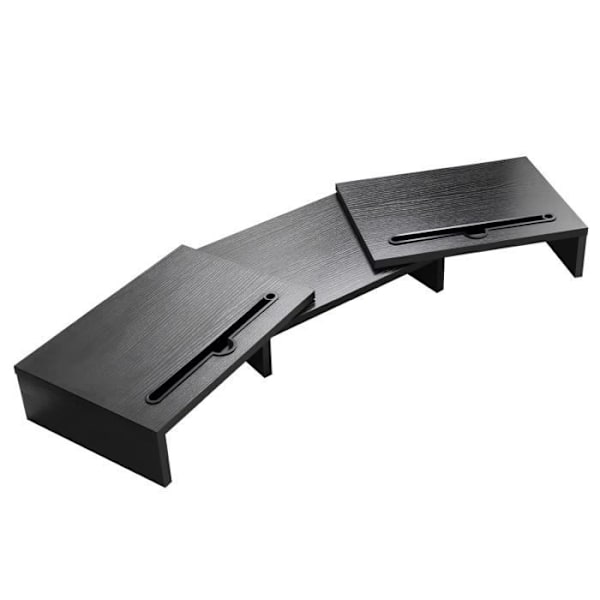 Skärmstöd - INTIRILIFE - Justerbar i längd - Svart - 104x27x10 cm - Blandat
