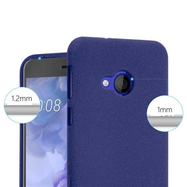 Skyddsskal för HTC U PLAY FROST MÖRKBLAU Silikon TPU Blå
