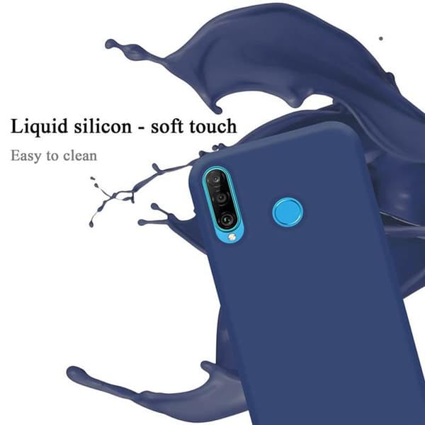 Skyddande stötsäker skal för Huawei P30 LITE i LIQUID BLUE Blå