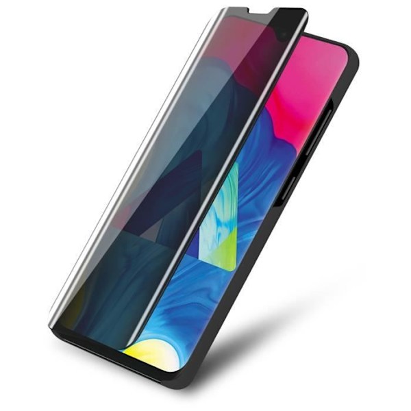 Cadorabo Fodral för Samsung Galaxy A10 / M10 i TOURMALINE BLACK Clear View Cover Spegelskydd 360 graders skydd Svart turmalin