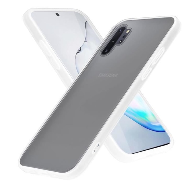 Coque - CADORABO - Samsung Galaxy NOTE 10 PLUS - Transparent Frostad - Stötskydd - Matt Design Transparent Frostad