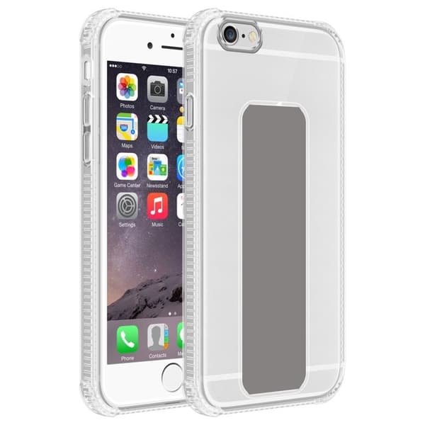 iPhone 6 PLUS / 6S PLUS GRÅ skal med stöd och ställfunktion Grå