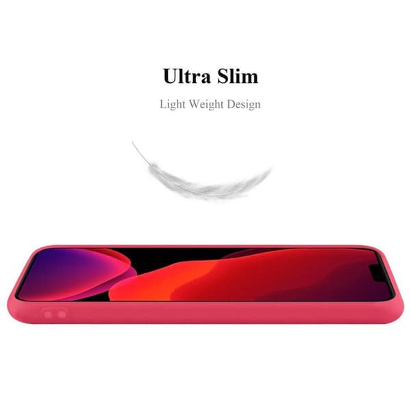 Skal för iPhone 12 PRO MAX CANDY RÖD Stötsäker Silikon Röd