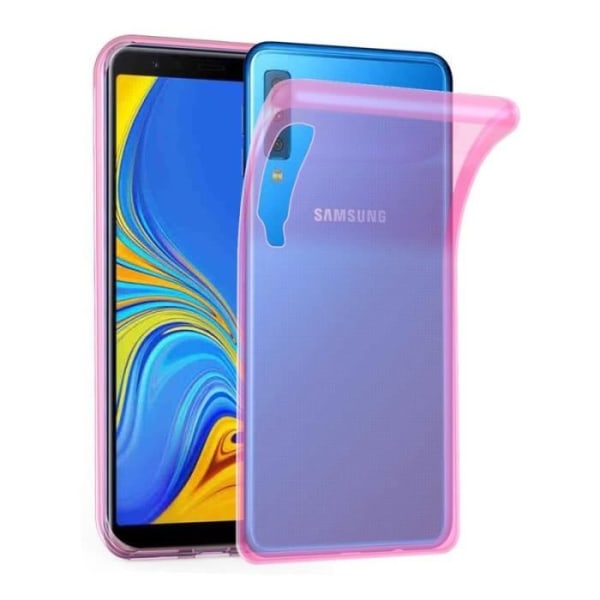 Cadorabo Fodral till Samsung Galaxy A7 2018 i TRANSPARENT ROSA