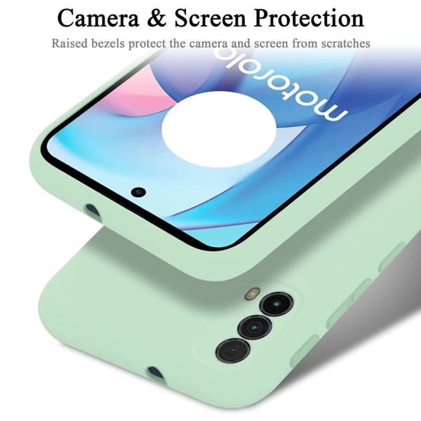 Skyddsskal för Motorola MOTO E20 / E30 / E40 Stötskydd i LIQUID LIGHT GREEN Grön