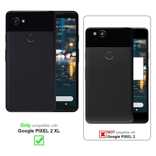 Skyddsfodral för Google PIXEL 2 XL Fodral i RÖD ÄPPLE Plånboksfodral Wallet Röd
