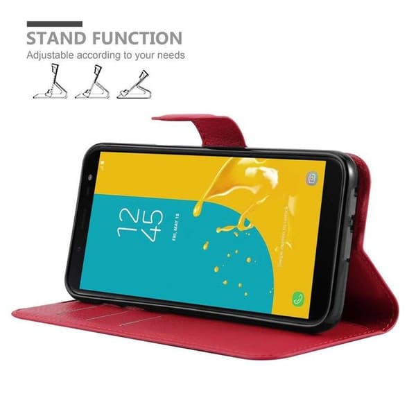 Etui för Samsung Galaxy J6 2018 i KIRSCHRÖD Röd
