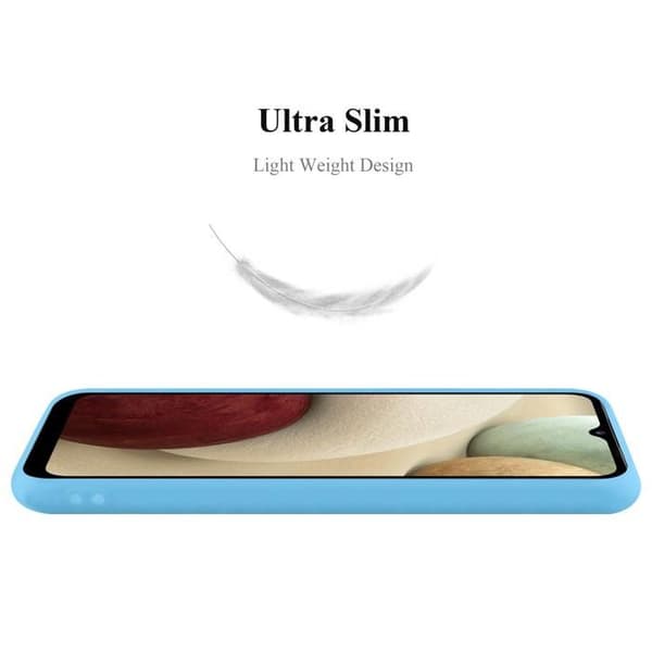 Skyddsskal för Samsung Galaxy A12 / M12 CANDY BLÅ Stötsäker Silikon Blå