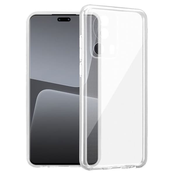 Transparent stötsäker silikonfodral för Xiaomi 13 Lite Vit