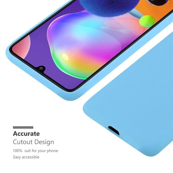 Skyddsfodral för Samsung Galaxy A31 CANDY BLÅ Stötabsorberande Silikon Blå