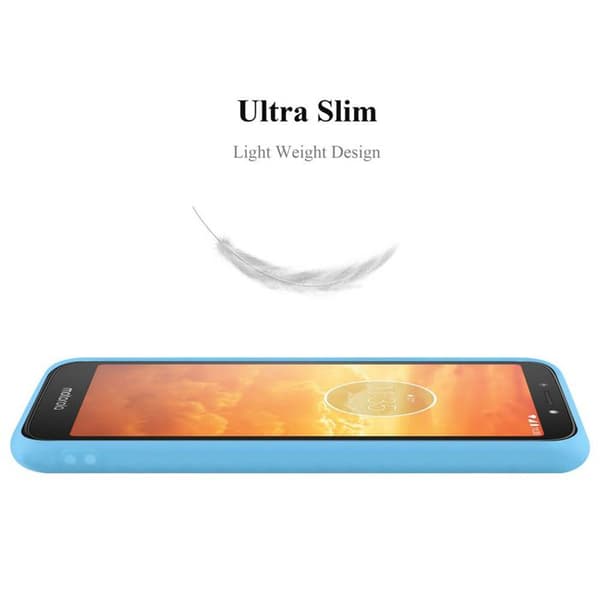 Skyddsskal för Motorola MOTO E5 PLAY CANDY BLÅ Stötsäker Silikon Blå