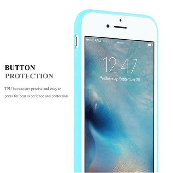 Skyddsfodral för iPhone 7 / 7S / 8 / SE 2020 CANDY BLÅ Stötskyddande Silikon Blå