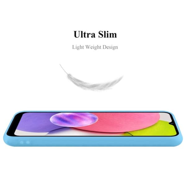 Skyddsfodral för Samsung Galaxy A03s CANDY BLÅ Stötabsorberande Silikon Blå