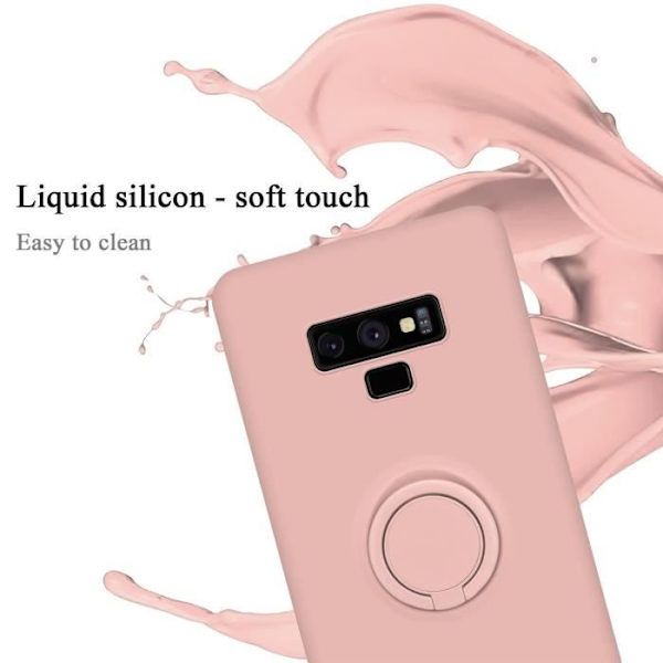 Étui för Samsung Galaxy NOTE 9 - CADORABO - Rosa - Silikon TPU - Mjuk skydd - Tunn design Rosa