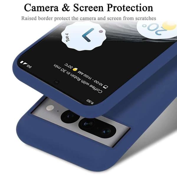 Skal för Google PIXEL 7 PRO Stötabsorberande i LIQUID BLUE Blå