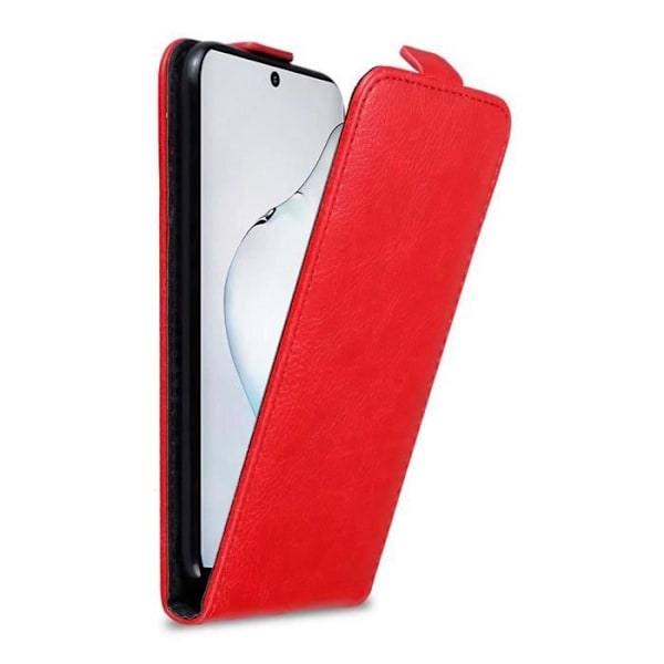 Etui Flip - Cadorabo - Samsung Galaxy NOTE 10 - Similicuir - Röd Äpple - Magnetisk Stängning ÄPPELRÖD