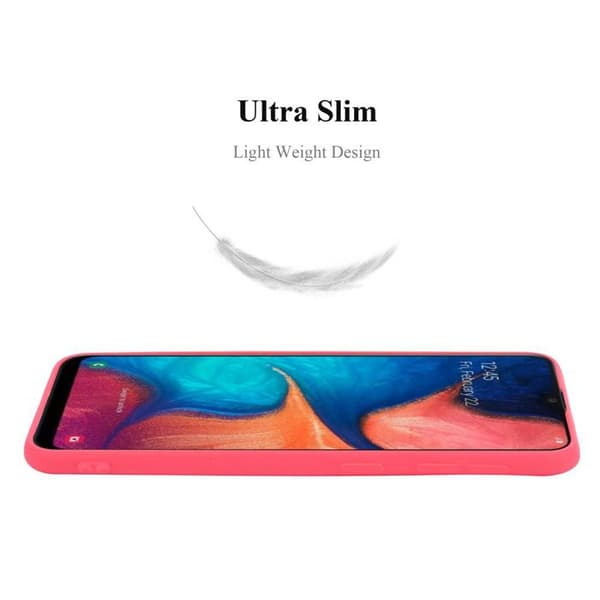 Skyddsfodral för Samsung Galaxy A10e / A20e CANDY RÖD Stötskyddande Silikon Röd