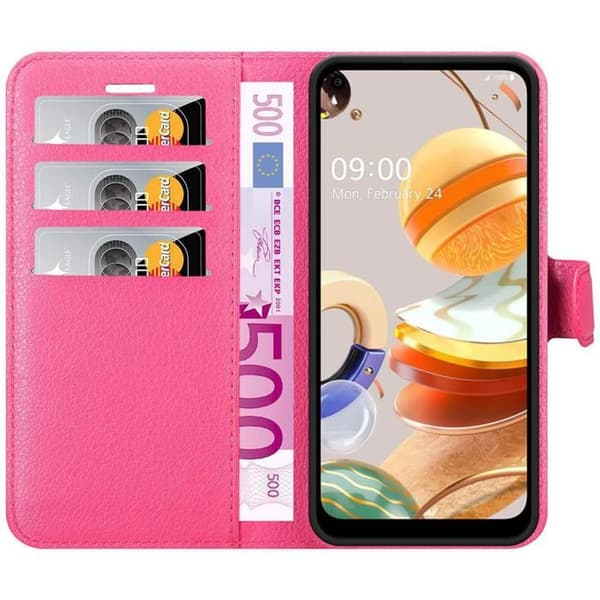 Etui för LG K61 i SOCKERSÖT ROSA Ros