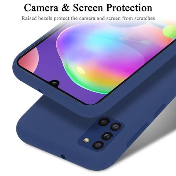 Coque - CADORABO - Samsung Galaxy A31 - Flexibel silikon TPU - Optimal skydd - Lätt design Blå
