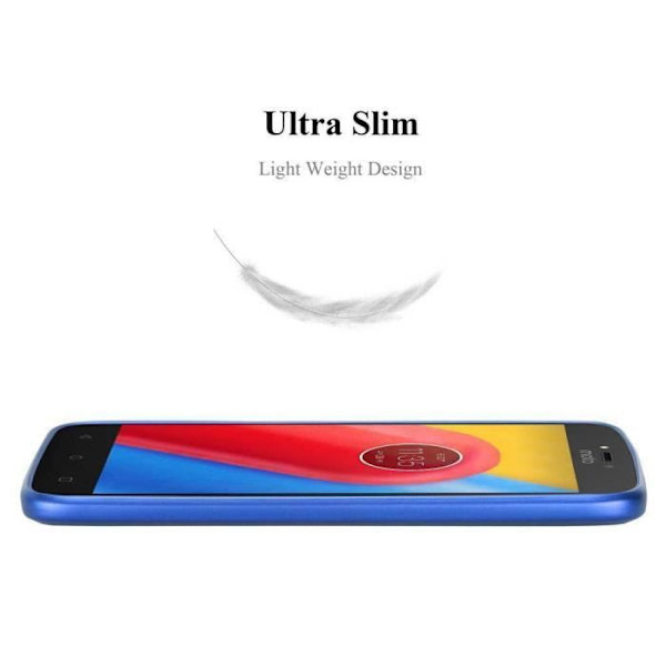 Coque - CADORABO - MOTO C - Metallisk - Stötskydd - Elegant design Blå