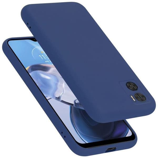 Skyddsskal för Motorola MOTO E22 / E22i Stötskydd i LIQUID BLUE Blå