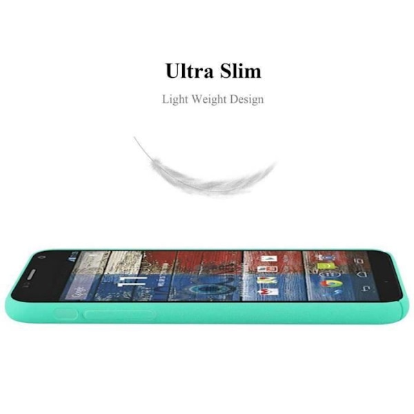 Coque - CADORABO - Motorola MOTO G2 - Stötskydd - Frostad Design - Frostig Grön Frostig grön