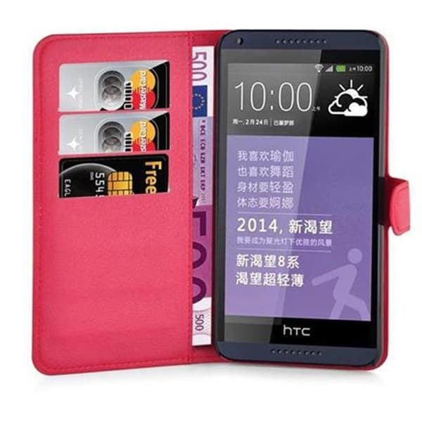Fodral för HTC Desire 816 i KIRSCHRÖD Röd