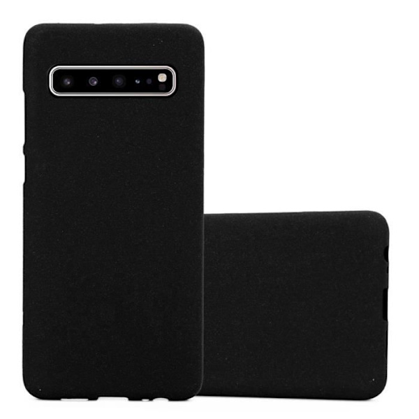 Housse för Samsung Galaxy S10 5G - CADORABO - Silikon TPU-fodral - Tunn skydd - Matt design - Frost svart Frost Svart