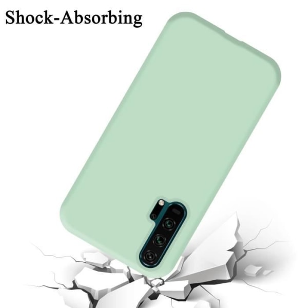 Fodral till Honor 20 PRO i LIQUID LIGHT GREEN Cadorabo Cover Silikon TPU