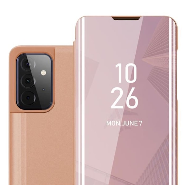 Coque - CADORABO - Galaxy A72 4G/5G - KUNZIT ROSA - Clear View - Skydd 360° Rosa
