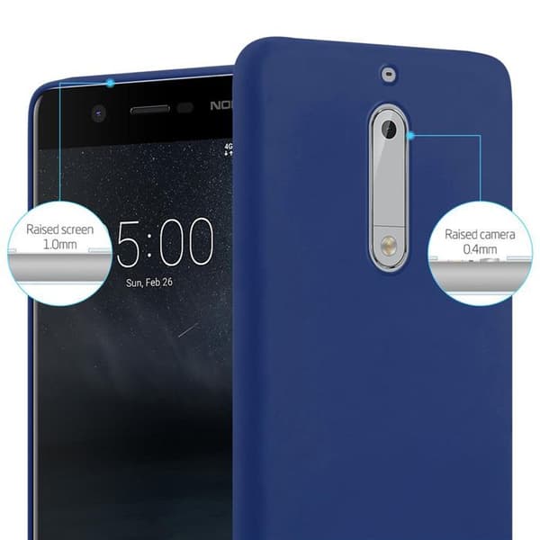 Skyddsfodral för Nokia 5 2017 CANDY MÖRKBLEU Stötskydd Silikon Blå