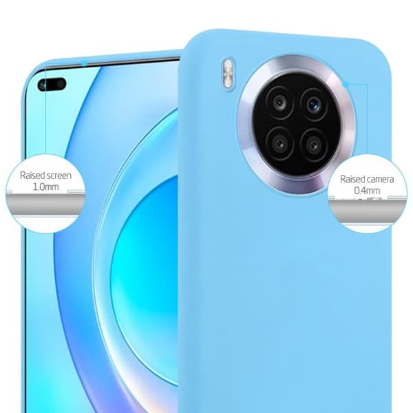 Skyddsfodral för Honor 50 LITE CANDY BLÅ Stötabsorberande Silikon Blå