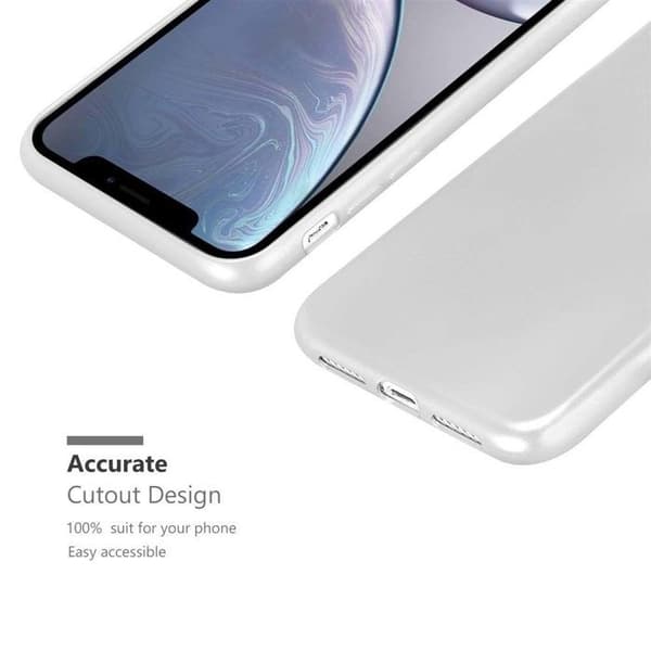 iPhone XR-fodral Skyddsfodral i MATTSILVER Metallic Design Grå