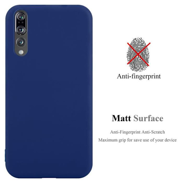 Coque - CADORABO - Huawei P20 PRO / P20 PLUS - Silicone TPU - Mörkblå Godis - Stötskydd Godis mörkblå