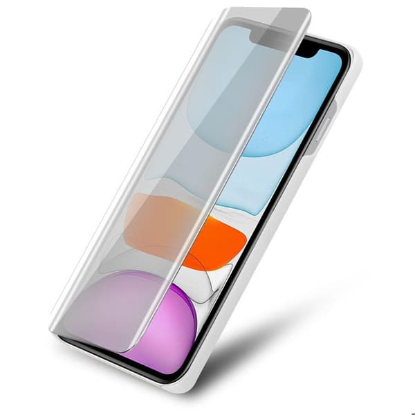 iPhone 11-fodral i SILVER AGAT Skydd med spegel Grå