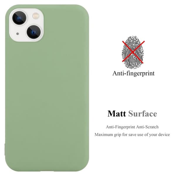 Skal för iPhone 14 PLUS CANDY GRÖN PASTELL Stötsäker Silikon Grön
