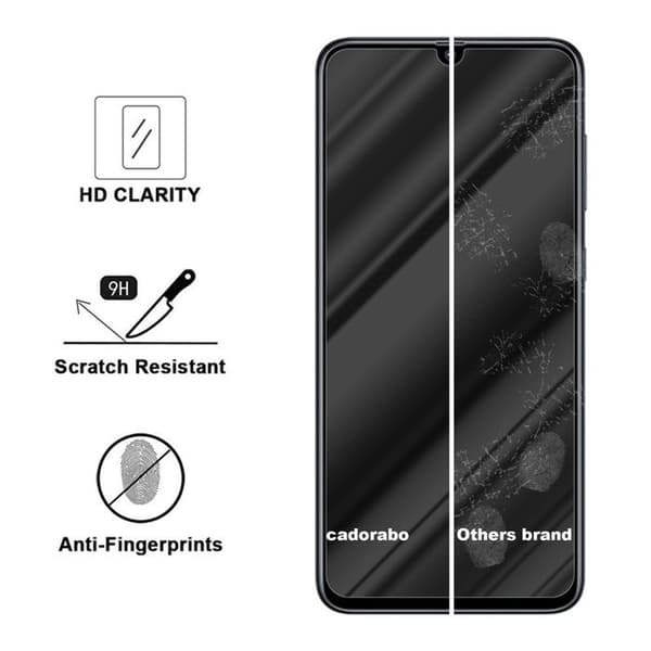Härdat skärmskydd för Samsung Galaxy A70 / A70s Vit