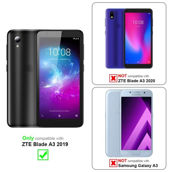 Fodral för ZTE Blade A3 2019 i KIRSCHRÖD Röd