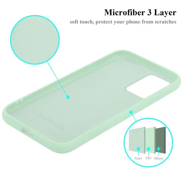 Skal för Xiaomi RedMi 10 Stötabsorberande i LIQUID LIGHT GREEN Grön
