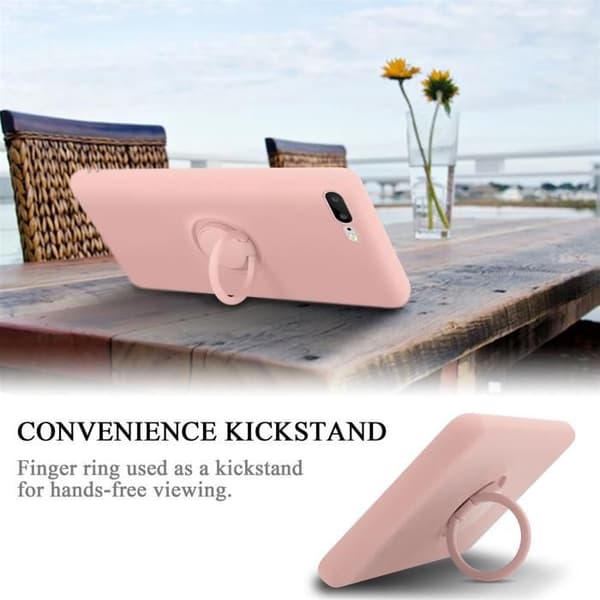 Skal för iPhone 7 PLUS / 7S PLUS / 8 PLUS i LIQUID PINK Stötsäker skydd Ros