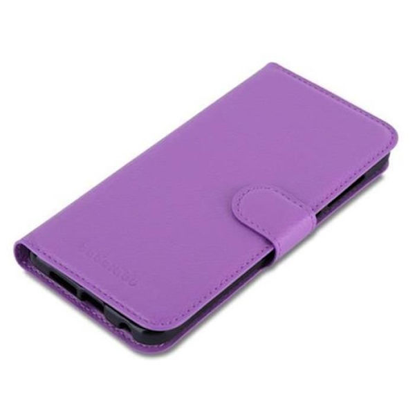 Cadorabo Fodral HTC ONE A9 ORCHID LILA Fodral Fodral Fullt skydd Magnetlås Stöder Stand Card Slot