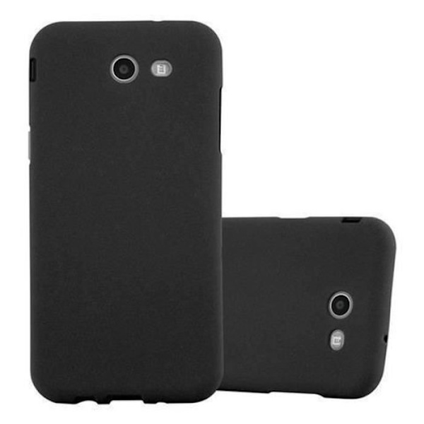 Samsung Galaxy J5 2017-fodral (7) USA-version i BLACK FROST av Cadorabo (FROST Design) Ultratunt mjukt silikon TPU-gelskydd Frost Svart