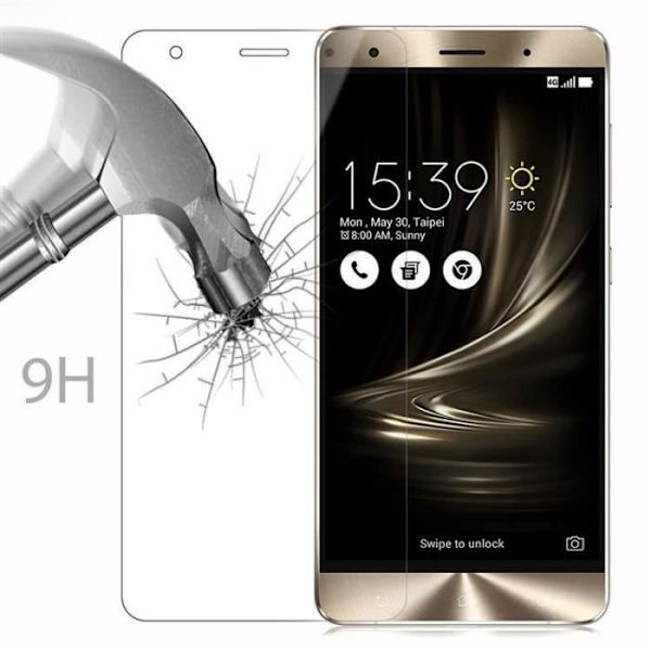 Cadorabo – Skärmskydd i härdat glas för > Asus ZenFone 3 DELUXE < Skärmskydd i härdat glas Transparent