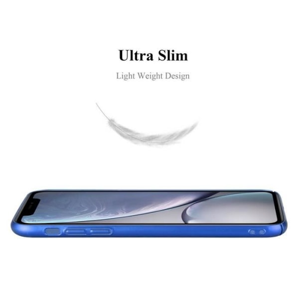 Coque - CADORABO - Apple iPhone XR - Hård Skydd - Matt Metallisk Design - Blå Färg Blå