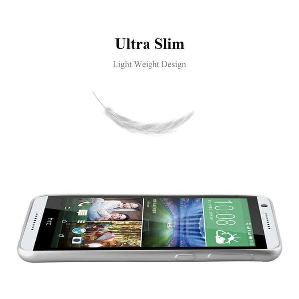 Skyddsfodral för HTC Desire 820 Skyddsfodral i MATTE SILVER Metallic Design Grå