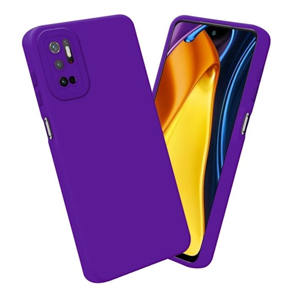Coque för Xiaomi RedMi NOTE 10 5G / POCO M3 PRO 5G i FLUID DJUP LILA Mjukvara Etui Case Cover i TPU-flexibel Skydd Lila